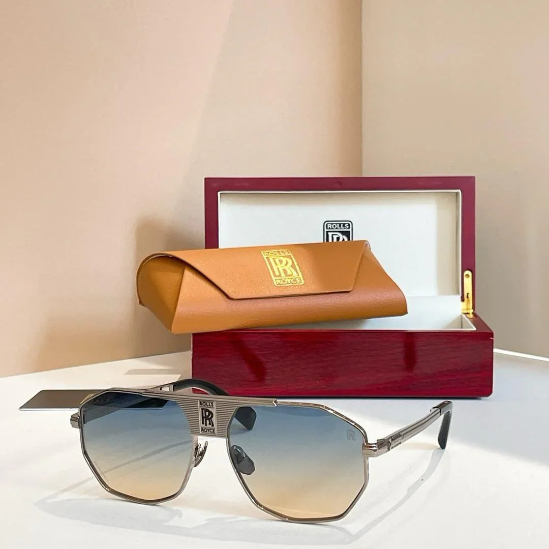 Rolls Royce SS1263 18K plated Rose-Silver-Gold Sunglasses 👑