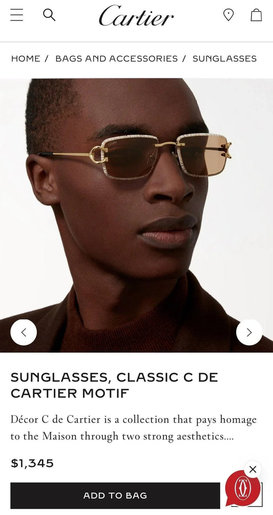 - Cartier CLASSIC C DE CARTIER MOTIF CT0799 Sunglasses-Photochromic Glasses 🐆