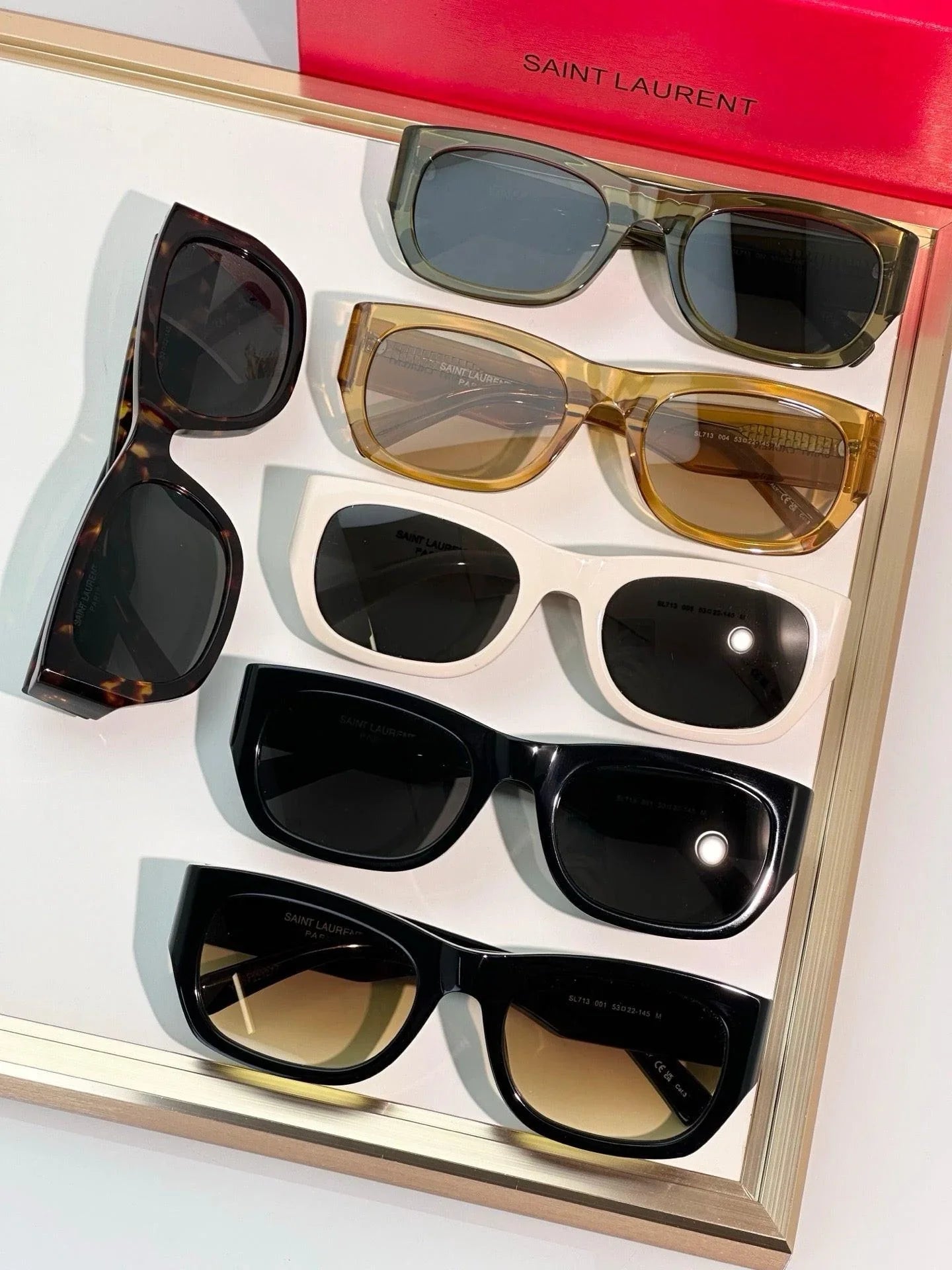 YSL Saint Laurent SL 713 001 - As Seen On Valentina Sampaio Sunglasses ✨