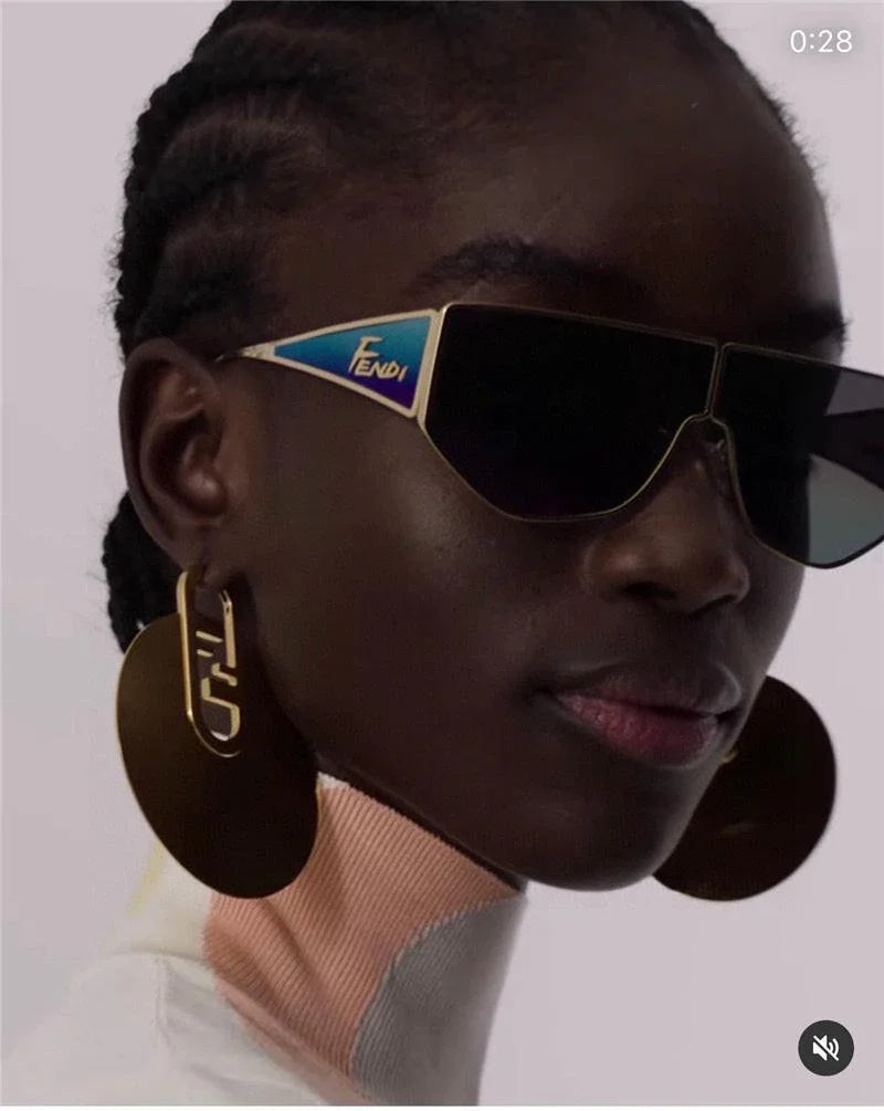 FENDI FF Fendi FE40051 Disco GeometricSunglasses✨