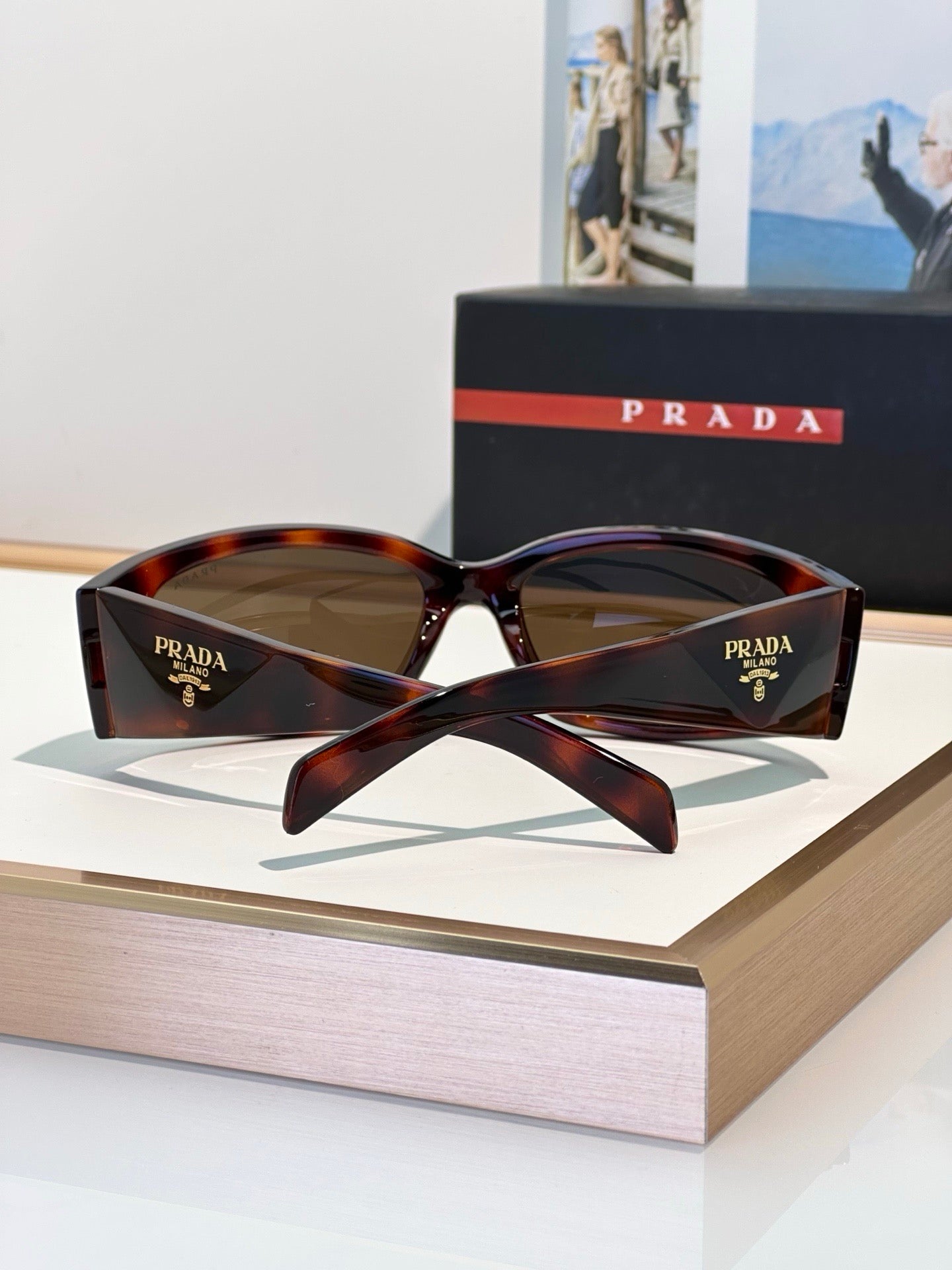 Prada PR A14S Black Butterfly Acetate Sunglasses