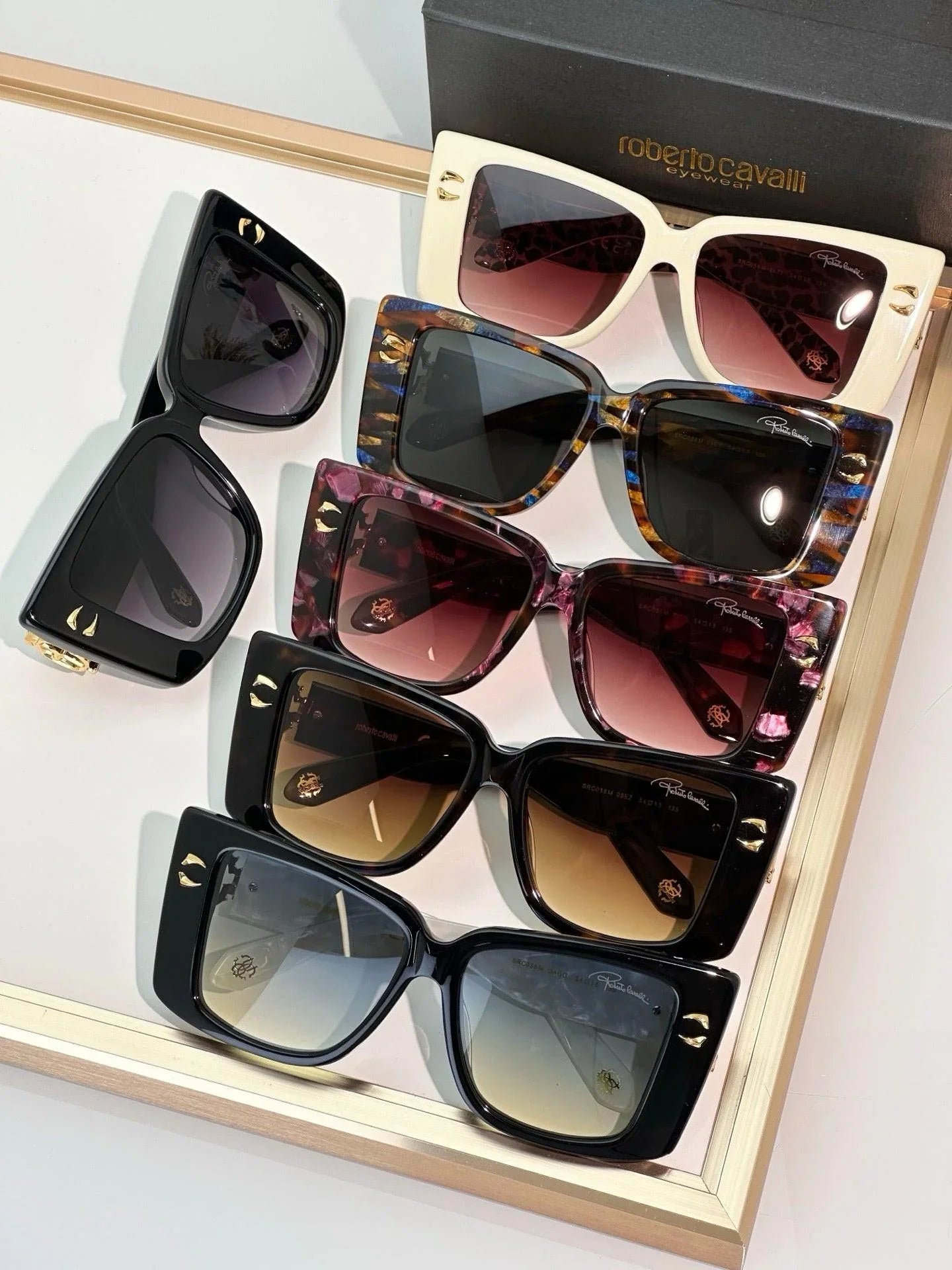 Roberto Cavalli SRC056M Sunglasses 🐍