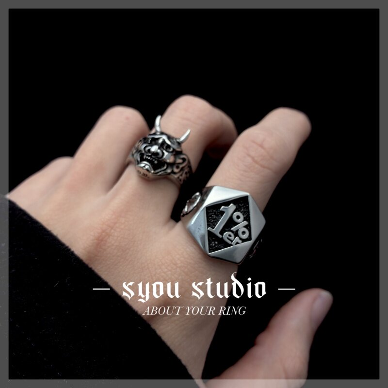 Syou 1% Logo Titanium Steel Ring
