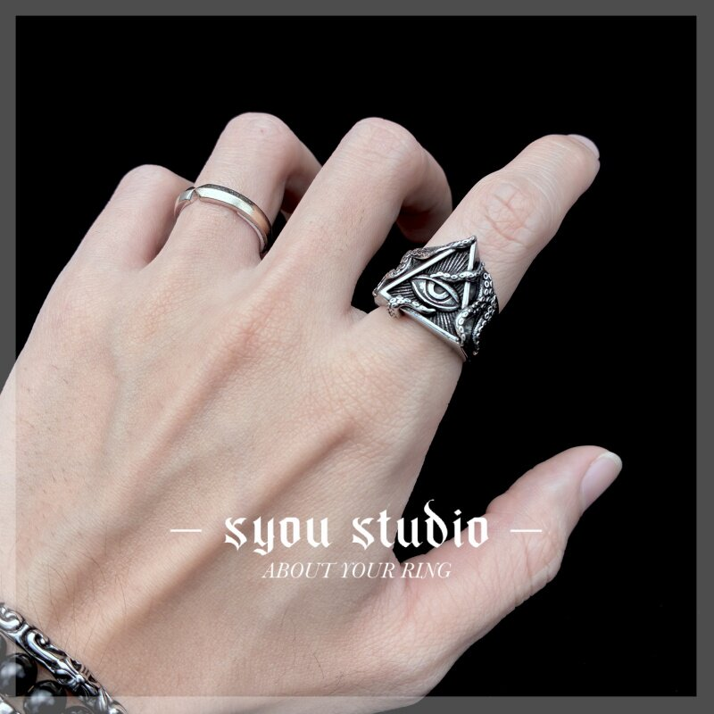 Syou Octopus God's Eye Titanium Steel Ring