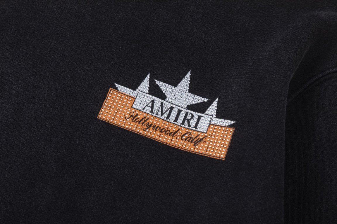AMIRI Vintage Crystal Star Hoodie