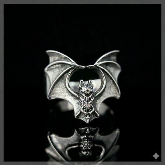 Syou Bat Titanium Steel Ring
