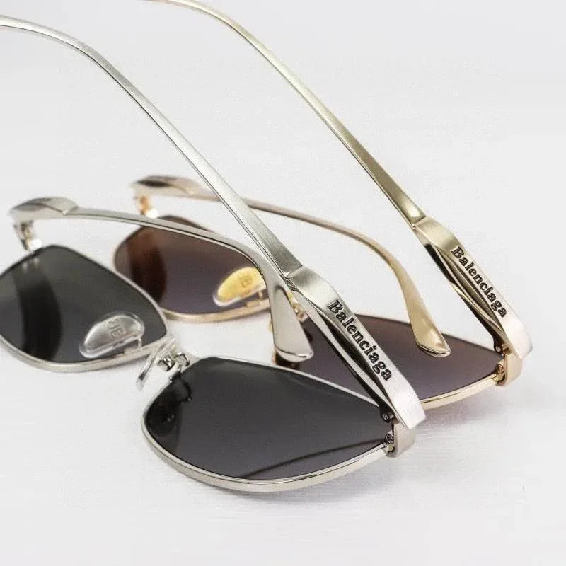 BALENCIAGA BB0357SA Metal Sunglasses 👽