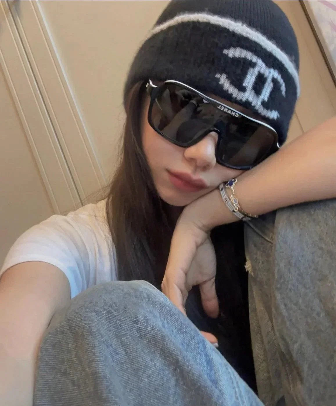 CHANEL SHIELD SUNGLASSES 71655 New Collection  ✨