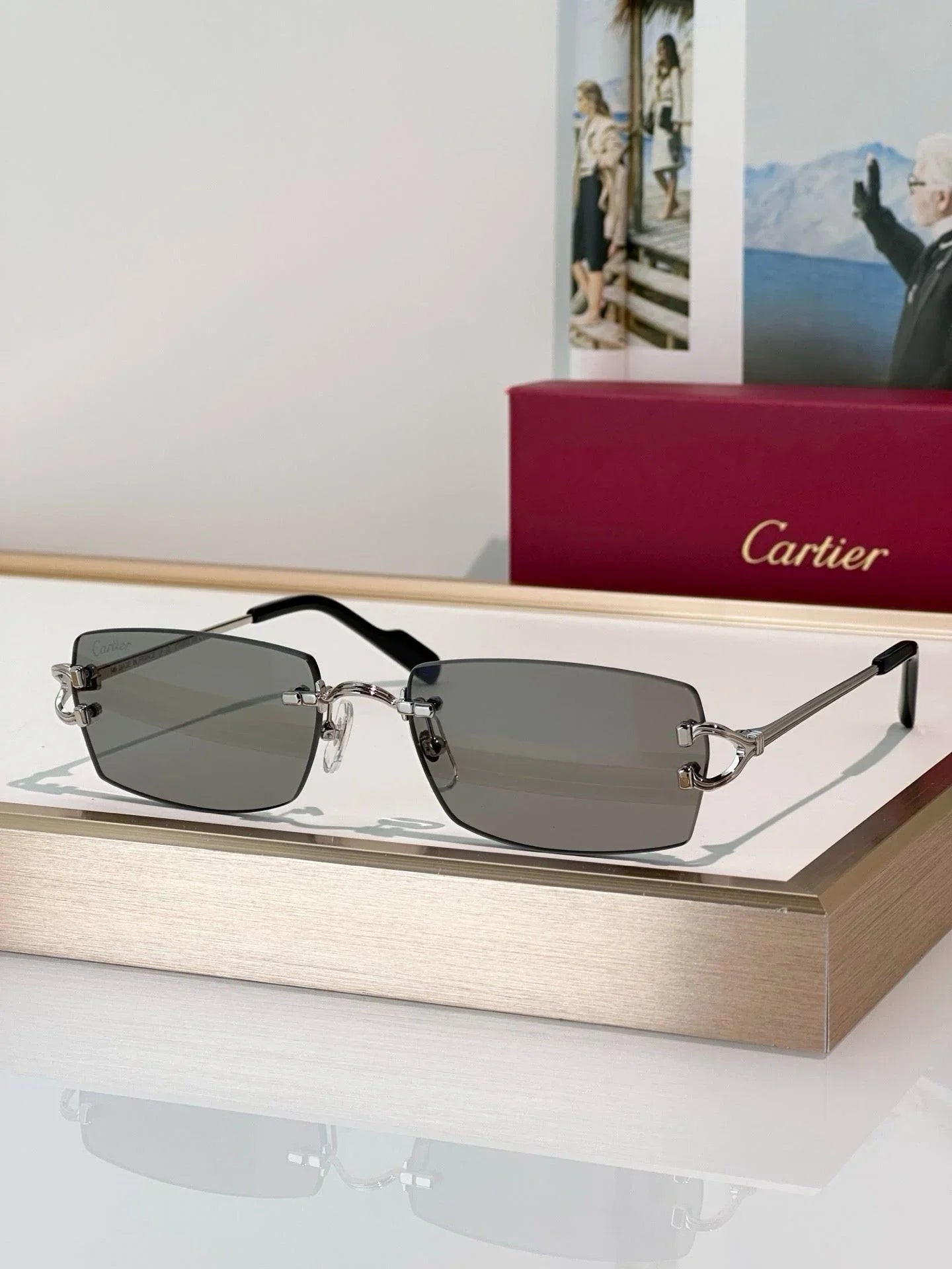 Cartier CT0550S Unisex Photochromic&Sunglasses 🐆
