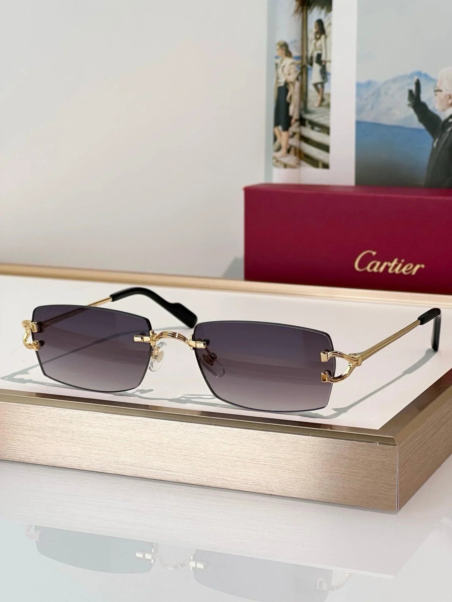 Cartier CT0550S Unisex Photochromic&Sunglasses 🐆
