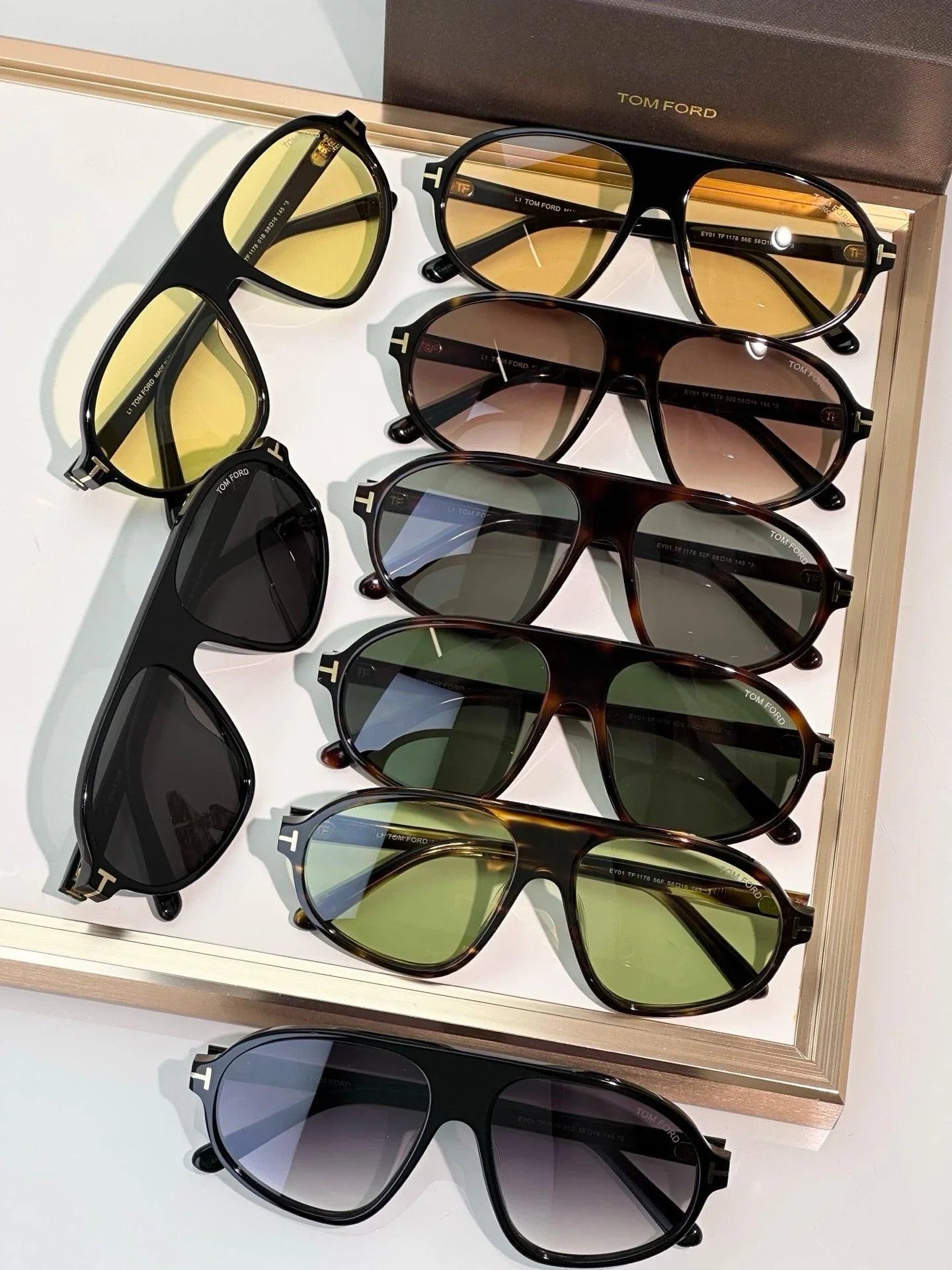 TOM FORD EROL  TF1178 01A Sunglasses 🔱