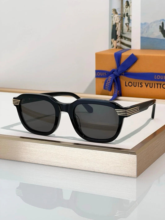 - Louis Vuitton Z2889U New LV Slide Square Round Sunglasses  ✨