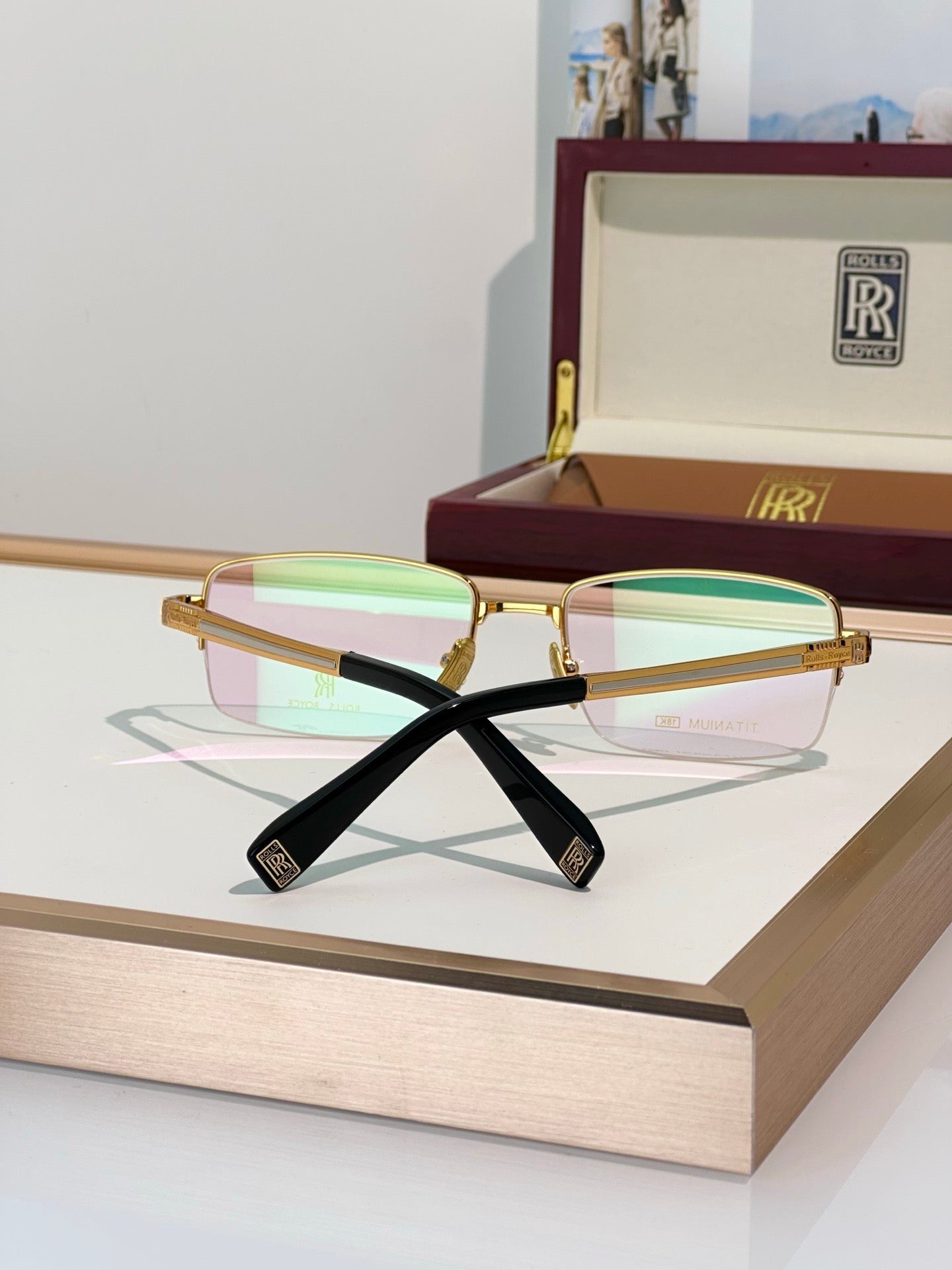 Rolls Royce SS11260 18K plated Rose-Silver-Gold Eyewear  👑