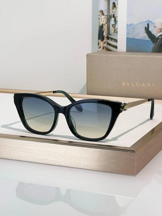 BVLGARI Serpenti Forever Black Cat Eye Sunglasses ✨