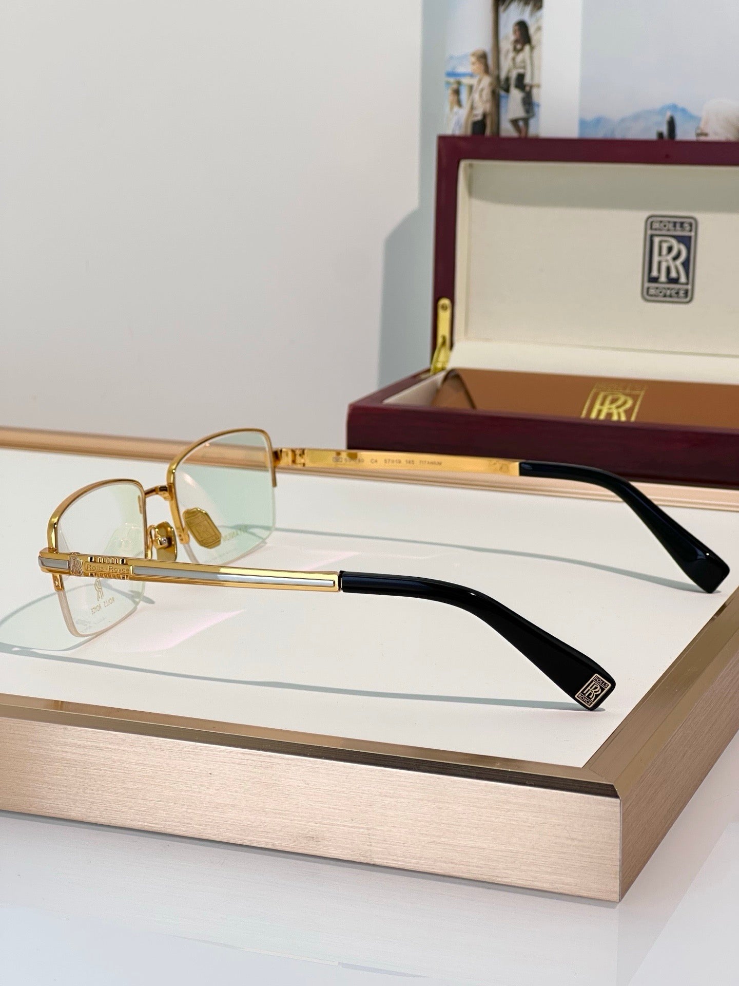 Rolls Royce SS11260 18K plated Rose-Silver-Gold Eyewear  👑