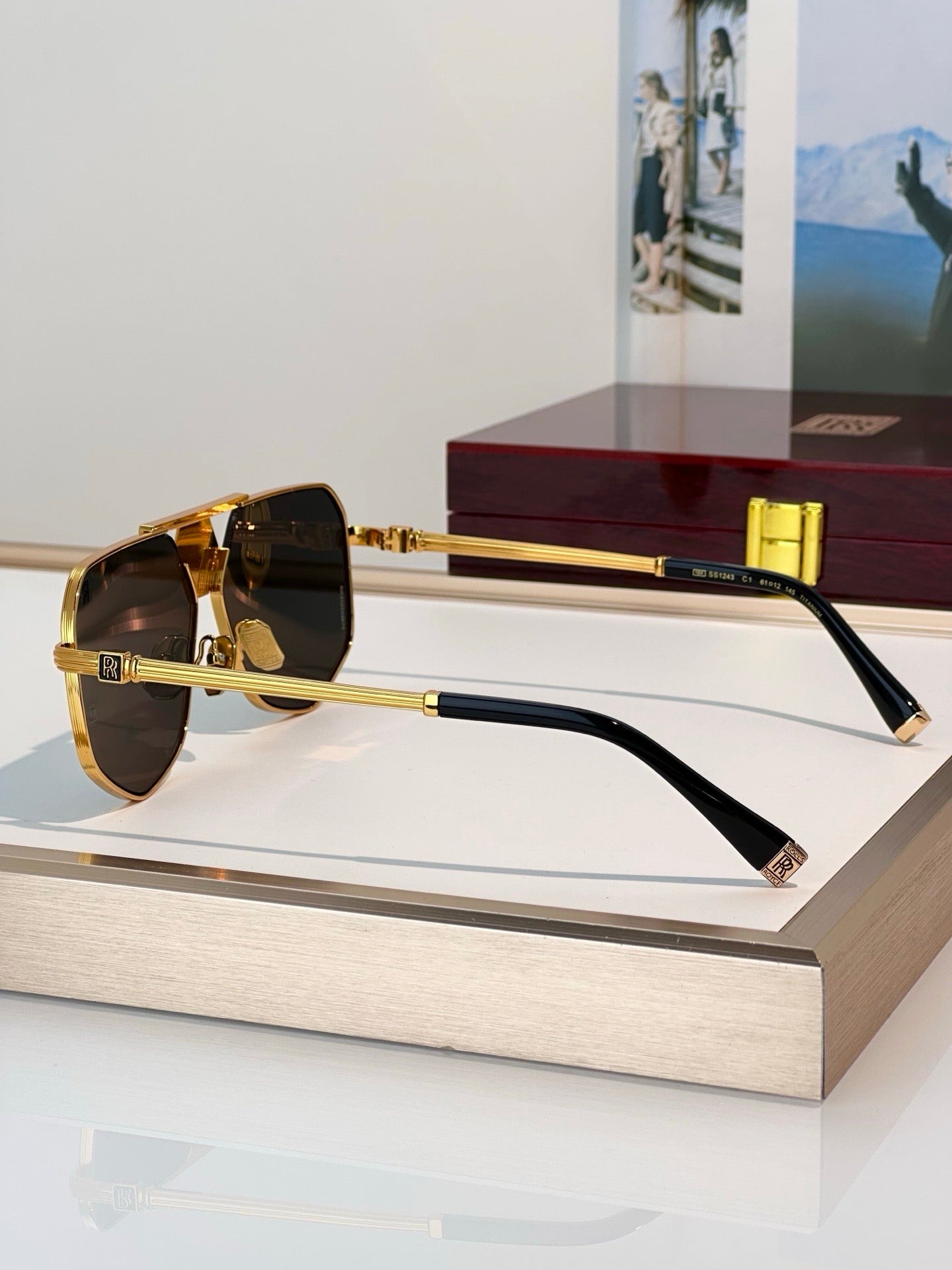 Rolls Royce SS1243 18K plated Rose-Silver-Gold Eyewear  👑