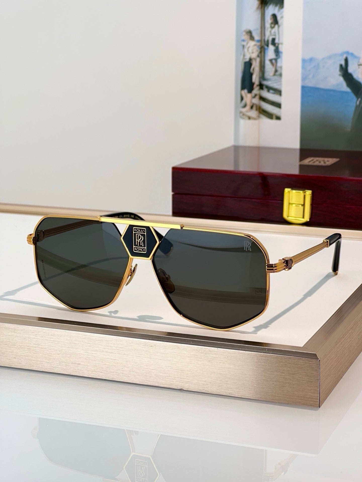 Rolls Royce SS1243 18K plated Rose-Silver-Gold Eyewear  👑