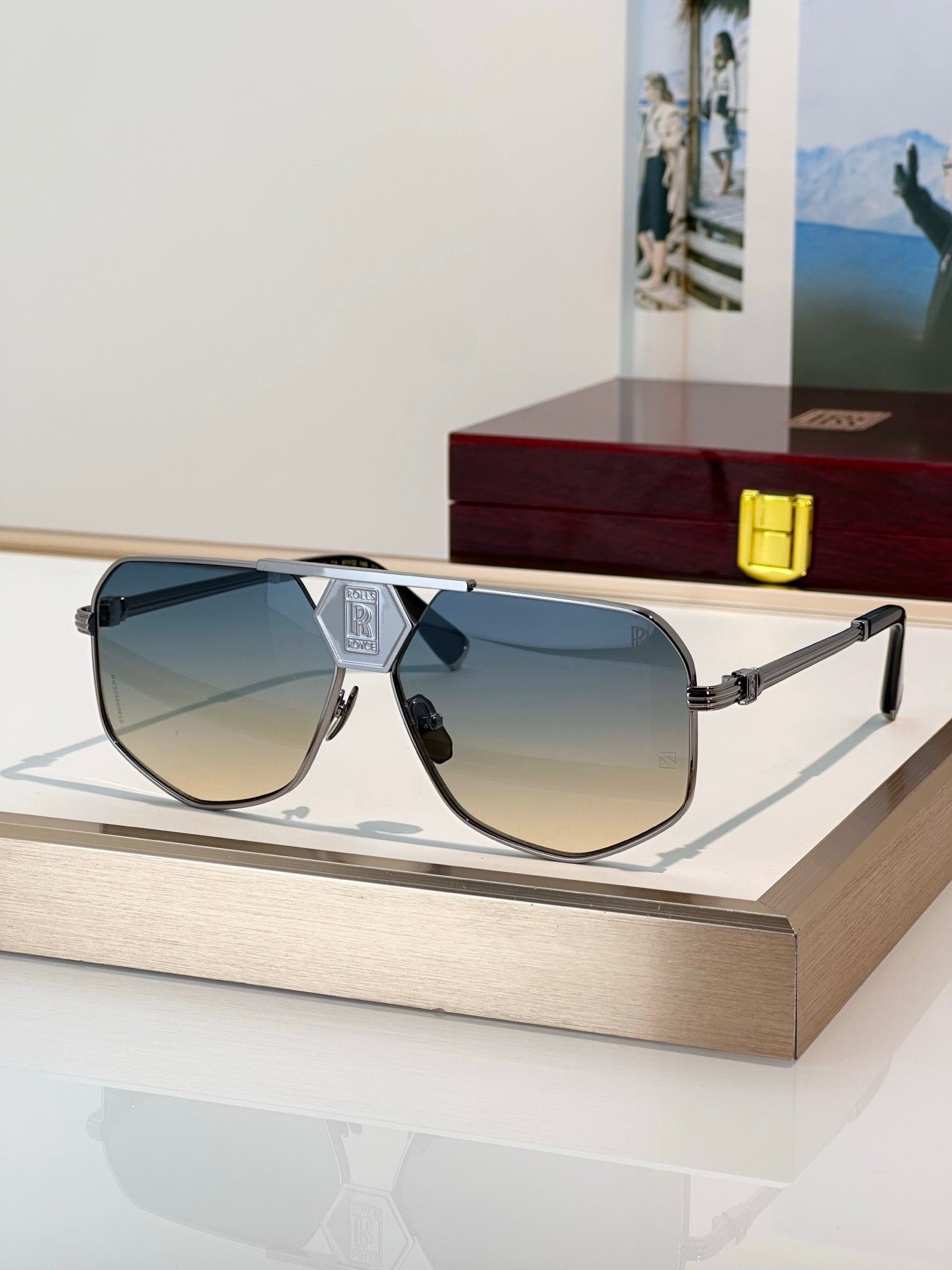 Rolls Royce SS1243 18K plated Rose-Silver-Gold Eyewear  👑