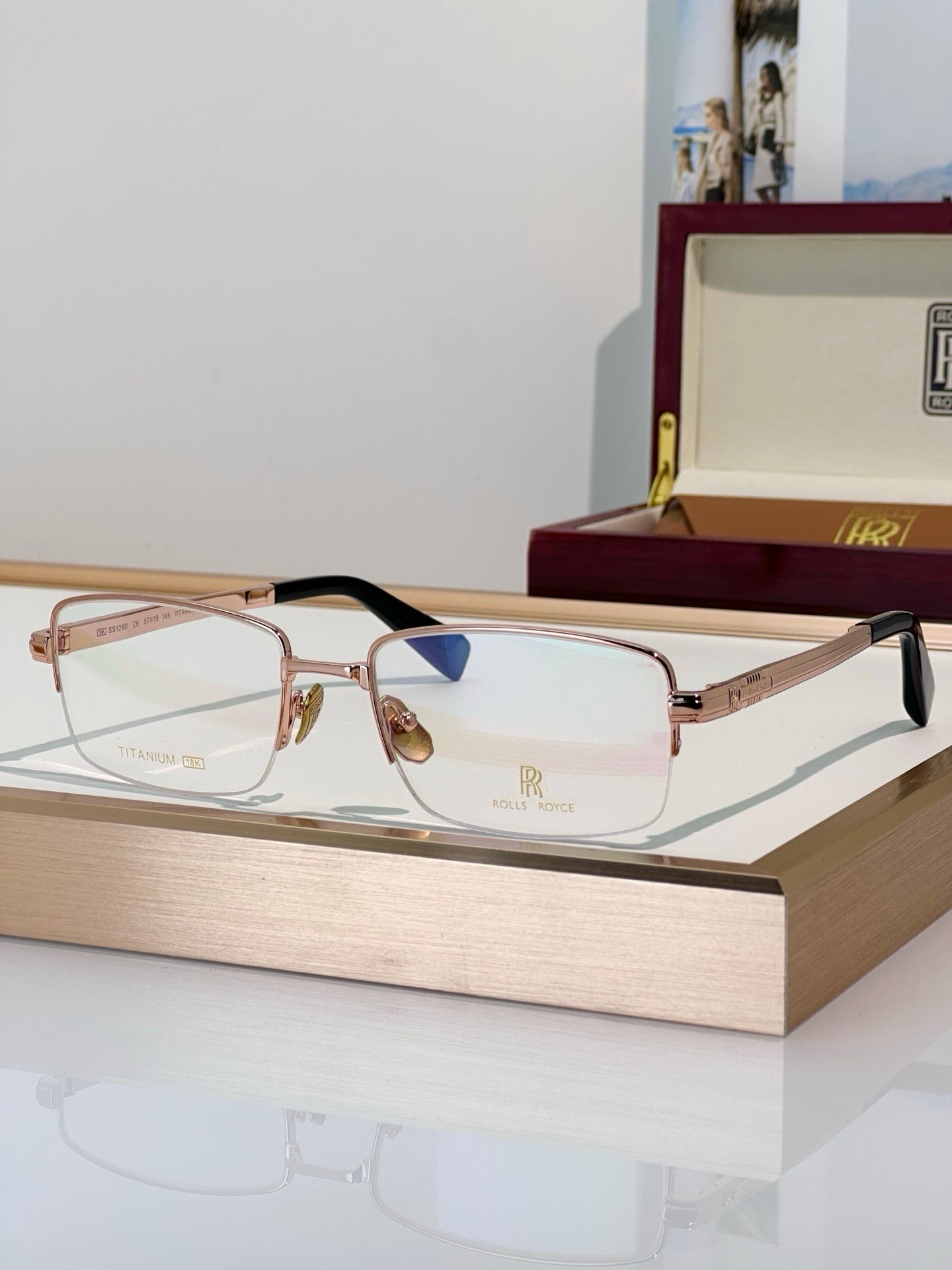Rolls Royce SS11260 18K plated Rose-Silver-Gold Eyewear  👑