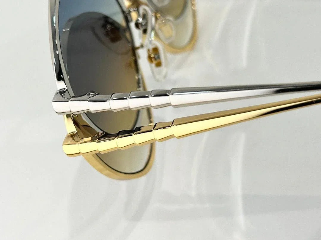 BVLGARI BV40010U Gold Butterfly Metal Sunglasses ✨