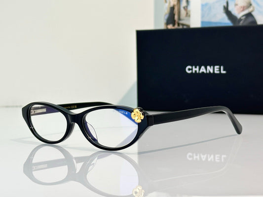 CHANEL 3099 Eyeglasses Camellia CC logo cateye frame Eyewear  🖤