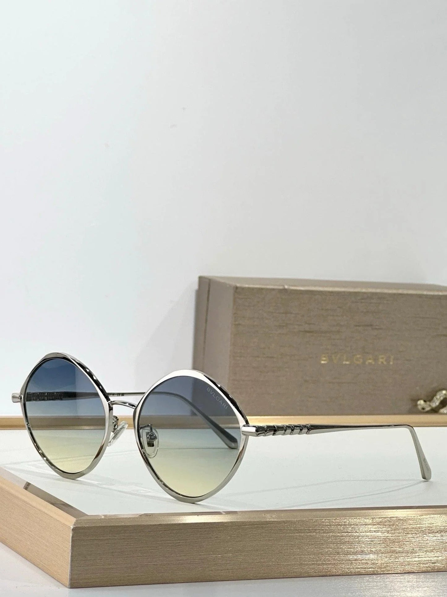 BVLGARI BV40010U Gold Butterfly Metal Sunglasses ✨