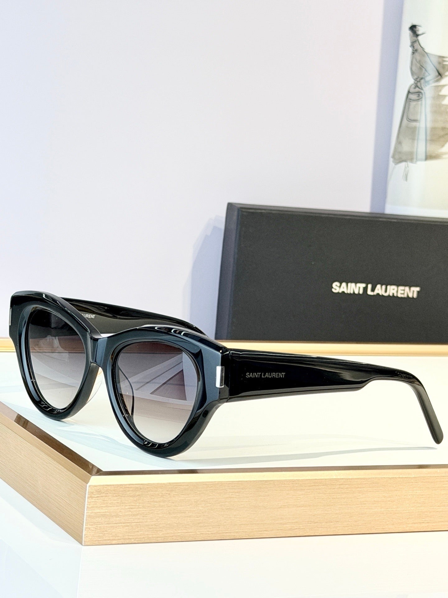 YSL Saint Laurent Sun SL 506 001 Sunglasses ✨