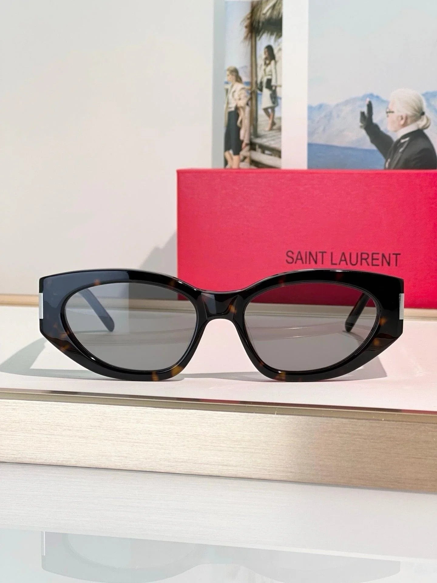 Saint Laurent Sun SL 638 001 - As Seen On Sofia Richie Women's Sunglasses✨