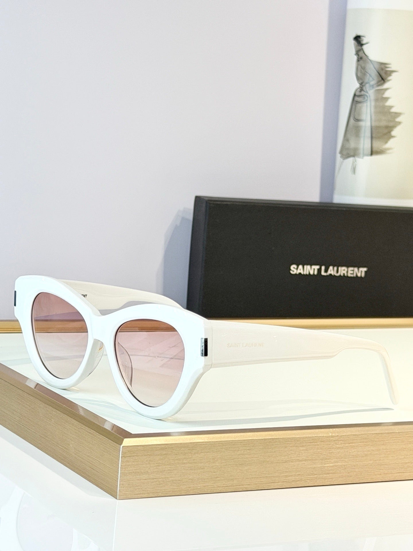 YSL Saint Laurent Sun SL 506 001 Sunglasses ✨