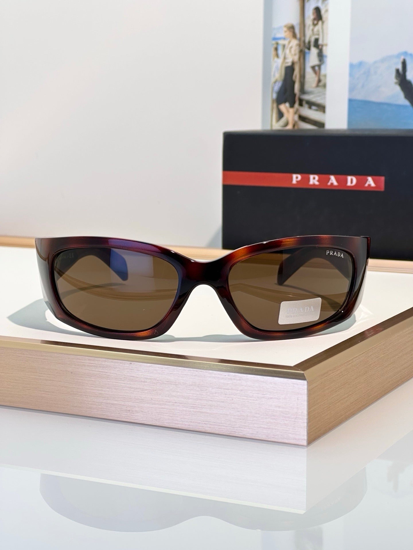 Prada PR A14S Black Butterfly Acetate Sunglasses