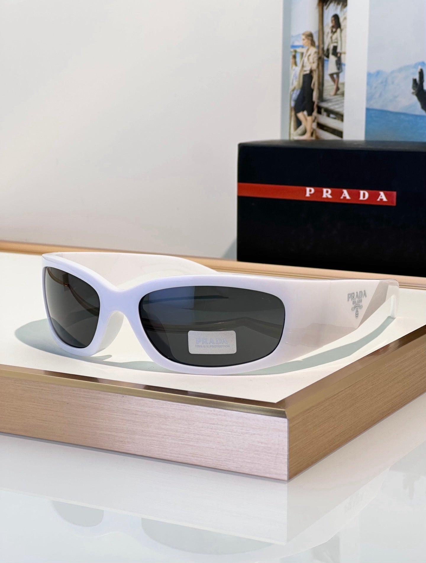 Prada PR A14S Black Butterfly Acetate Sunglasses