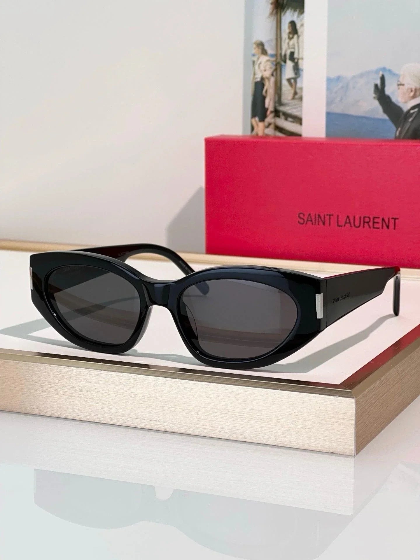Saint Laurent Sun SL 638 001 - As Seen On Sofia Richie Women's Sunglasses✨