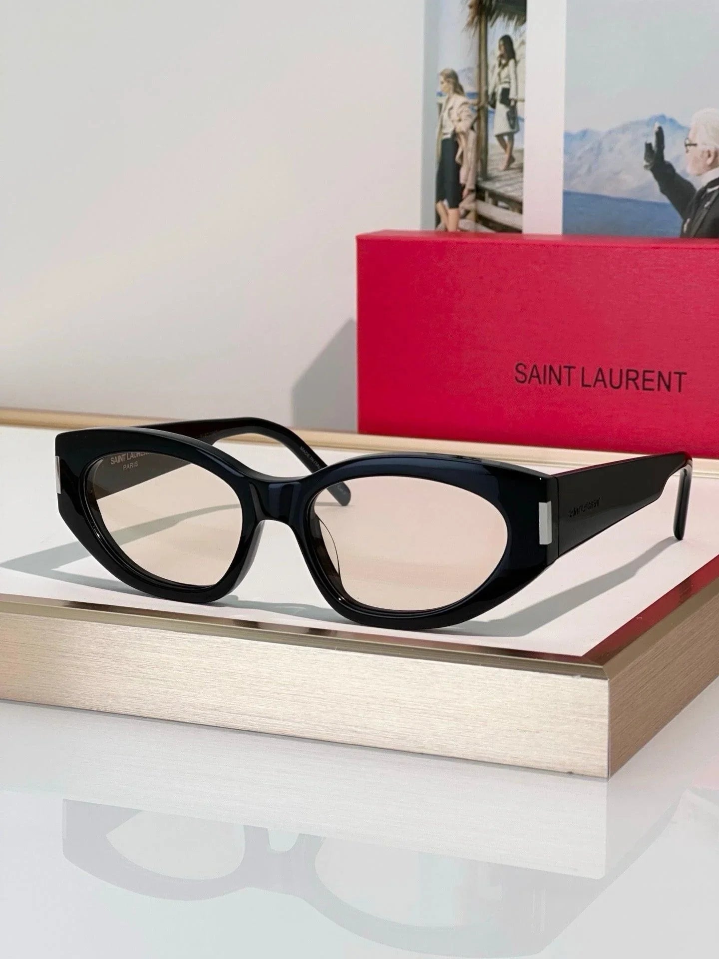 Saint Laurent Sun SL 638 001 - As Seen On Sofia Richie Women's Sunglasses✨
