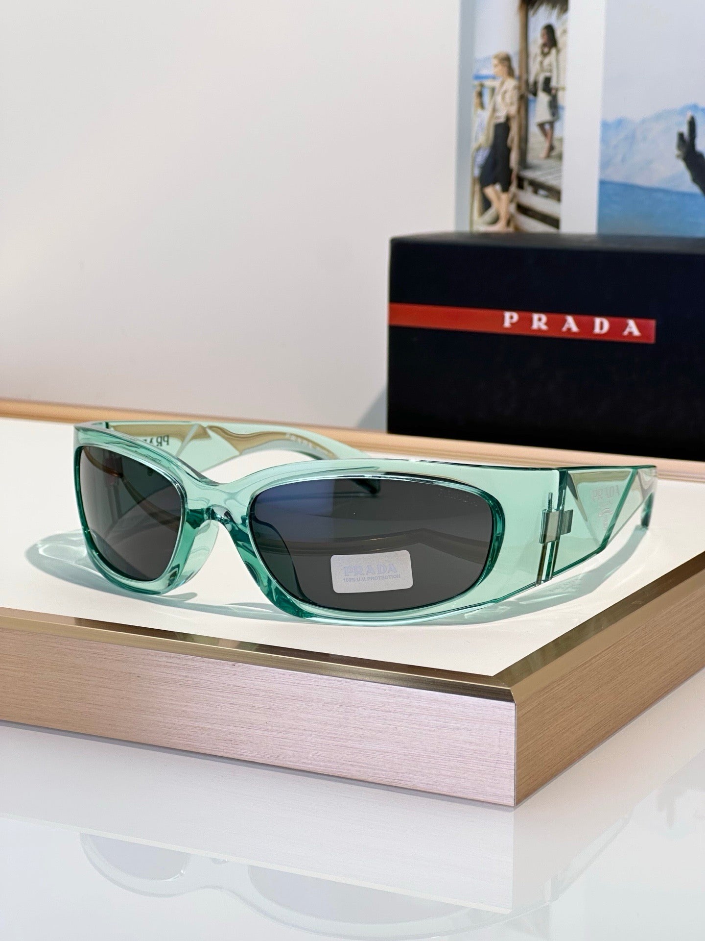 Prada PR A14S Black Butterfly Acetate Sunglasses