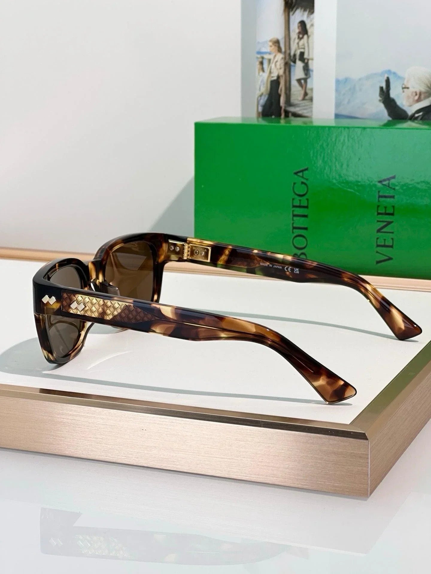 BOTTEGA VENETA RBV1400S Acetate Sunglasses💚