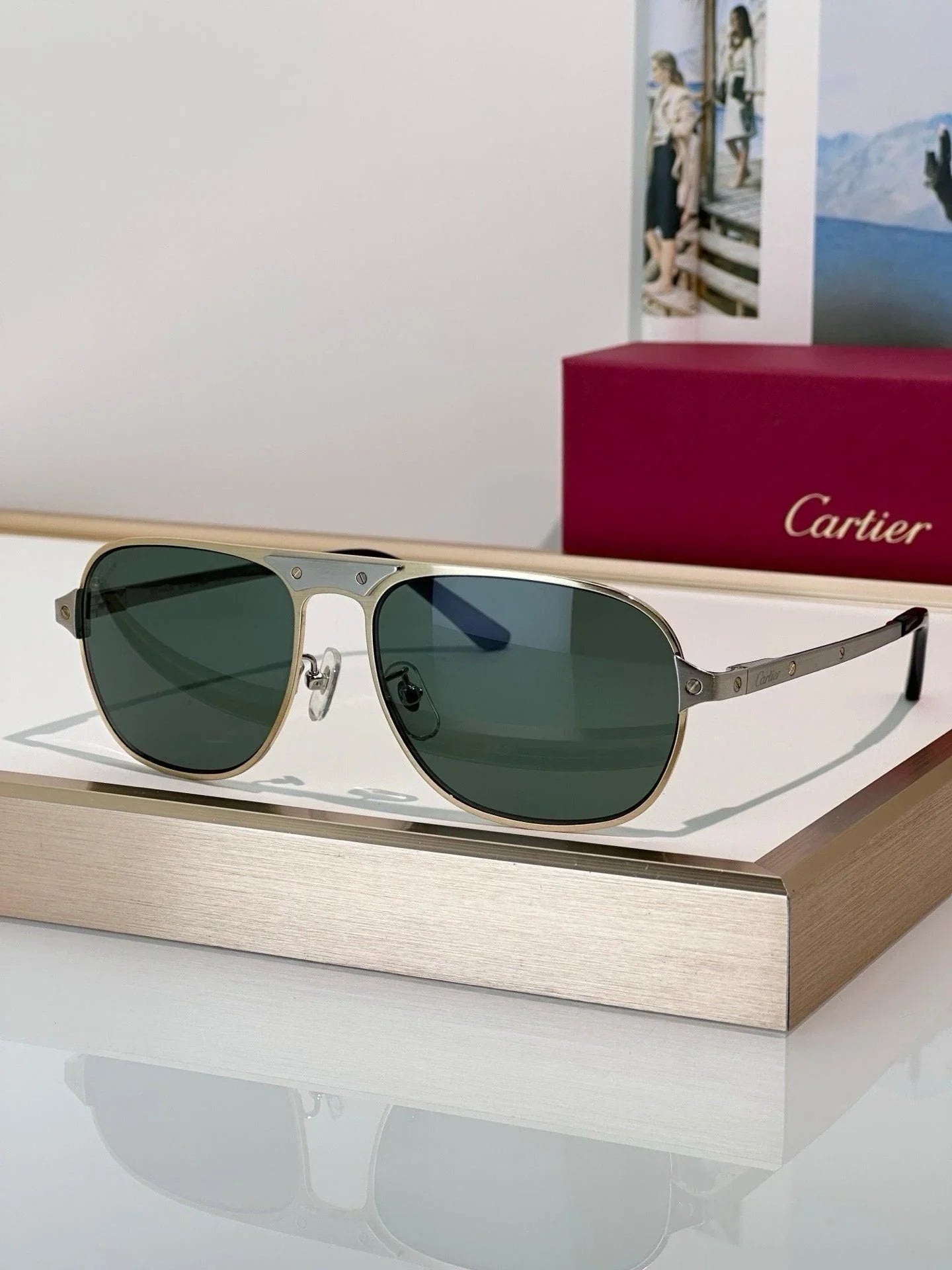 Cartier CT0532S 002 Première de Cartier Sunglasses NEW 🐆