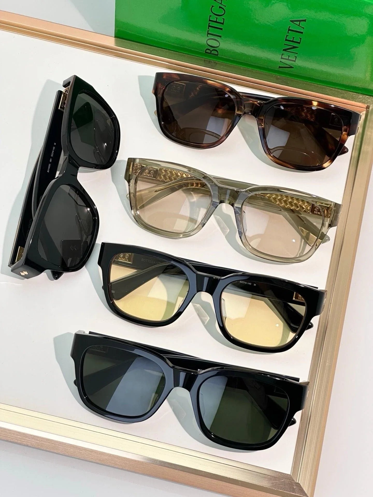 BOTTEGA VENETA RBV1400S Acetate Sunglasses💚