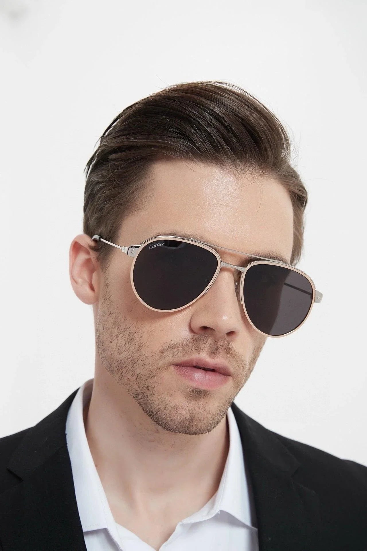 Cartier CT0325S Santos Collection  CT0325 -007 Sunglasses 🐆