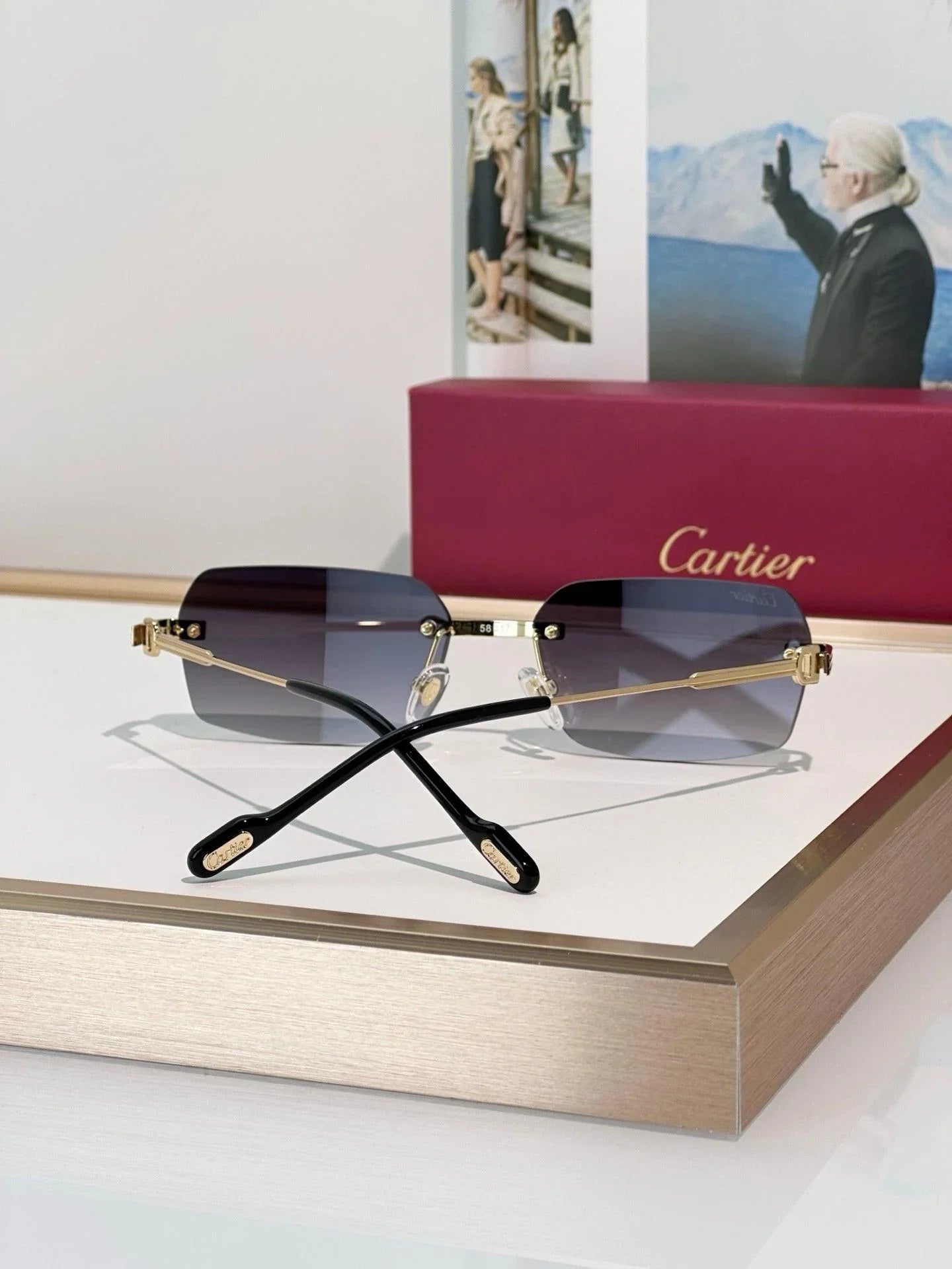 Cartier CT0271 S Unisex Sunglasses 🐆 - NEW $1600 retail price