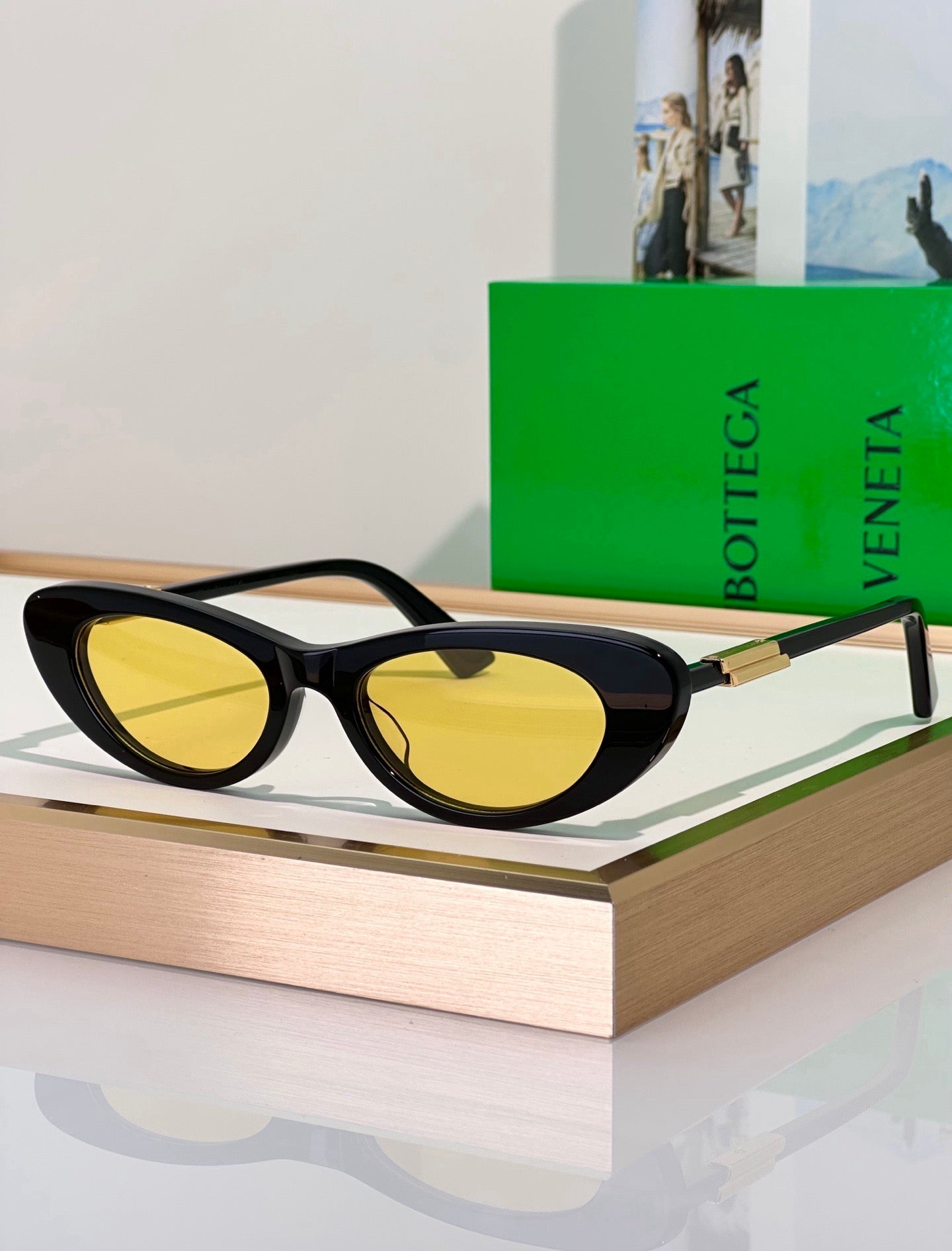 BOTTEGA VENETA BV1447S 001 Sunglasses💚