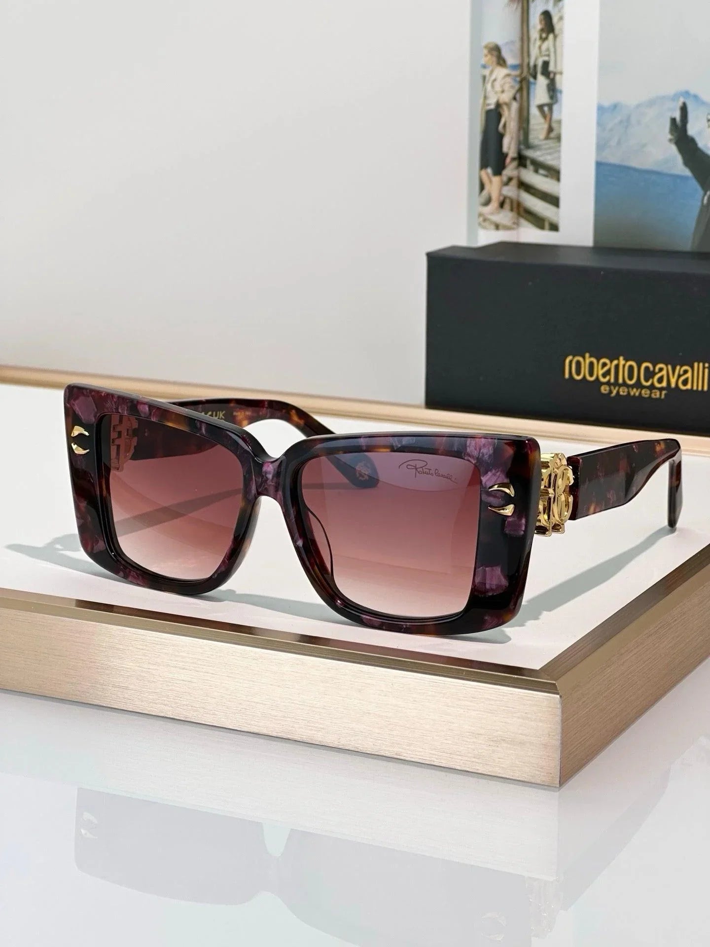 Roberto Cavalli SRC056M Sunglasses 🐍