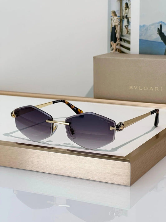 BVLGARI BV40010U Gold Butterfly Metal Sunglasses