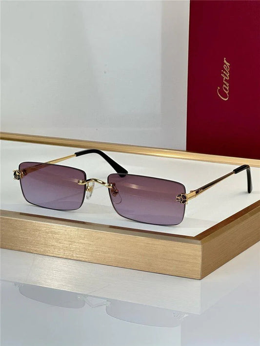 - Cartier CT0598S 001 Première de Cartier Rectangle Shape Sunglasses NEW 🐆