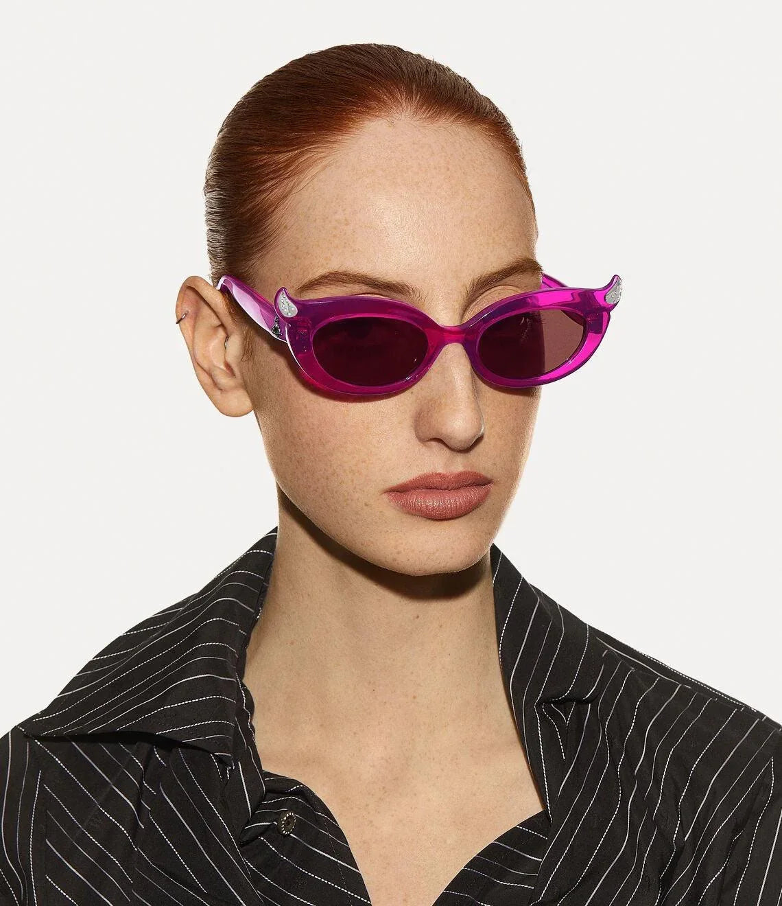 Vivienne Westwood SOO Sunglassess 5099  Little devil horn Saturn Logo cat's eye ✨