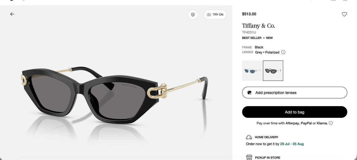 TIFFANY & CO TF4231U Women's Sunglasses ✨