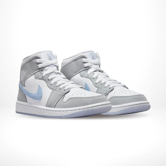 Air Jordan 1 Mid Wolf Grey Aluminum
