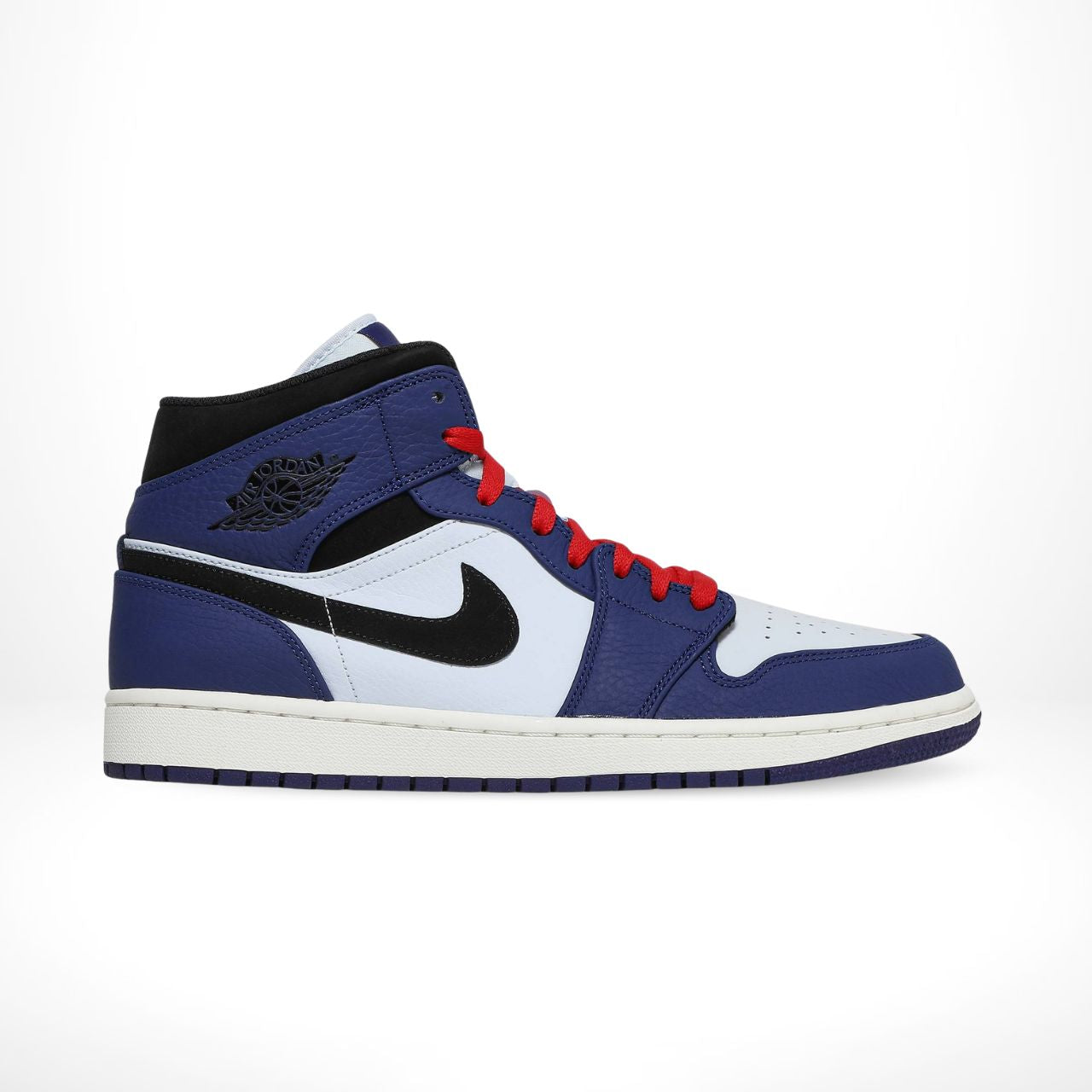 Air Jordan 1 Mid Deep Royal Blue Black