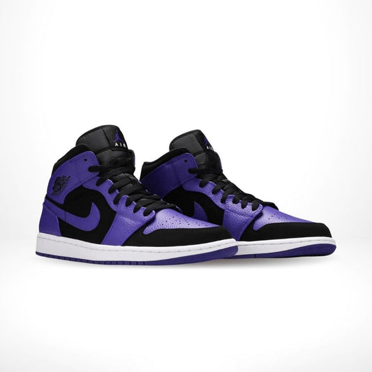 Air Jordan 1 Mid Black Dark Concord Black