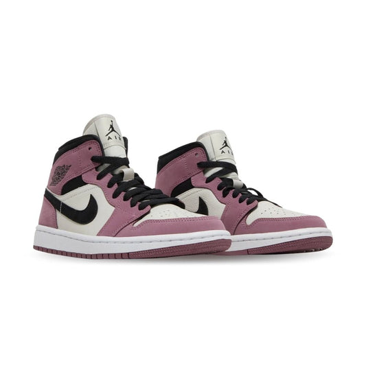 Air Jordan 1 Mid Berry Pink White SE