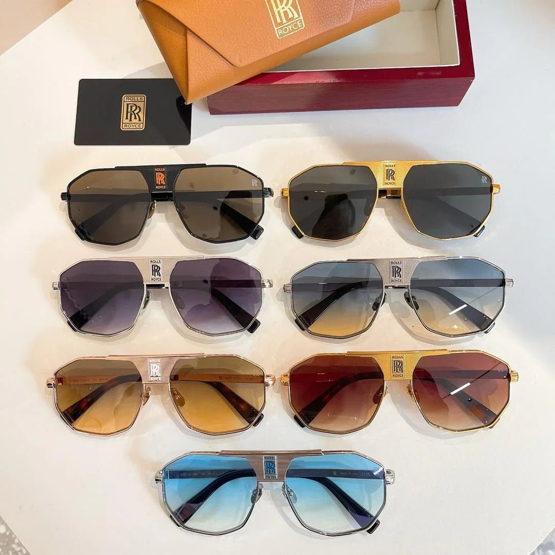Rolls Royce SS1263 18K plated Rose-Silver-Gold Sunglasses  👑